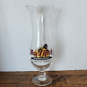 Hard Rock Cafe Hurricane Glass - Clear - Myrtle Beach